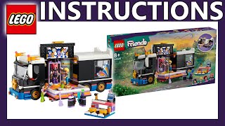 LEGO instructions  Pop Star Music Tour Bus  42619  LEGO Friends 2024 [upl. by Adiene855]