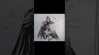 pen sketch only 1 pen art viralvideo youtubeshorts viralshorts pencilsketch [upl. by Neggem]