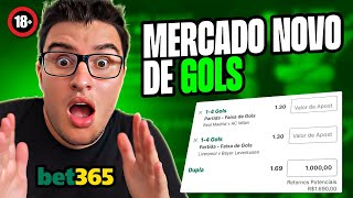 BET365  Mercado de Gols Novo na bet365 [upl. by Karb]