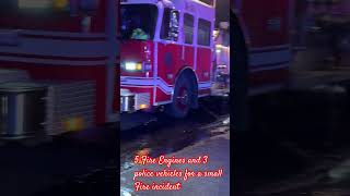 One Fire accident at midnight 5 Fire engines 2 Rescue vehicles and 3 Police vehicles…USA Trending [upl. by Leaj]