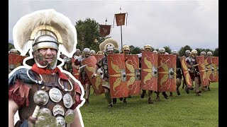 Epic Roman Legionary Attack  Historical Reenactment Event  rome total war in real life [upl. by Hekking]