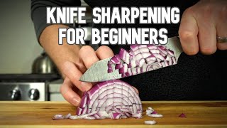 Knife Sharpening for Beginners  Iki Ruixin Pro Sharpener Review [upl. by Nnayd]