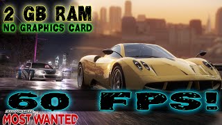 Need for Speed 2012 Lag Fix on low end pc 2gb ram amp no graphics card pc [upl. by Adnohrahs109]