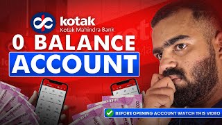 Kotak Mahindra Bank Open Account Zero Balance Online 2024 [upl. by Hajidak]