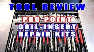 TOOL REVIEW  Pro Point Thread Insert Kits Heli Coils [upl. by Atarman958]