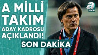 A Millî Takımımızın Macaristan ve Avusturya Maçları Aday Kadrosu Açıklandı  A Spor  Spor Gündemi [upl. by Rhys]