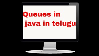 Queues in java in telugu [upl. by Waldon]