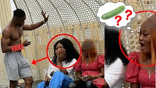 CUCUMBER PRANK HITS THE LADIES 🥒😆  WATCH THEIR FUNNY REACTIONS [upl. by Uticas]