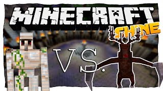 EISENGOLEM VS JABBERWOCK  Minecraft Eisengolem vs Monster • 33  SHINEMC [upl. by Jobyna]