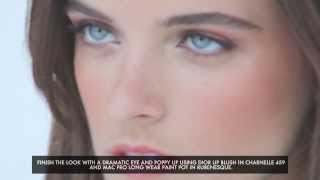 Fall Beauty HowTo Jane Birkin Peachy Glow [upl. by Sudaorb]