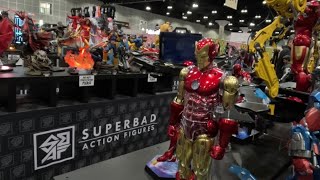 LA Comic Con 2024 Sunday Super Bad Action figures booth [upl. by Atillertse160]