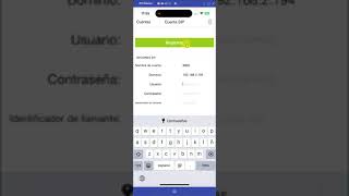 Configurar app zoiper en IOS Iphone [upl. by Suoirrad]