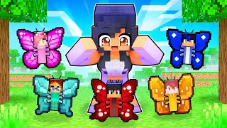 Turning FRIENDS into BUTTERFLIES in Minecraft [upl. by Adnoved]