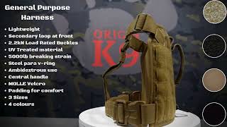 Origin K9  Safe Innovative Built for Purpose K9 Gear [upl. by Laden366]