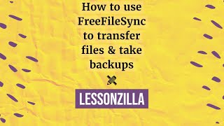 Use FreeFileSync to transfer files amp take backups [upl. by Yesdnyl310]