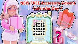 NEW FREE Accessory Advent Calendar Day 7 Royale High Update [upl. by Oknuj168]