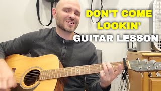 Dont Come Lookin Jackson Dean Guitar Lesson  Just Three Chords [upl. by Abisha825]