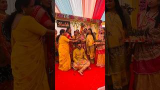 વીદેસી ને ભાવે દાબેલી 😅😅 wedding indianwedding drbharatahir bharatahir youtubeshorts haldi [upl. by Gideon]