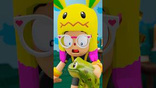 Can you ever LICKED a FROG 🐸 I pranked myself memes funny animation pkxd humor shorts [upl. by Ztnahc]