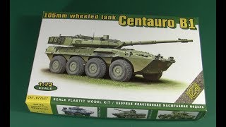 172 Centauro B1 105mm wheeled tank scale model [upl. by Cirred746]