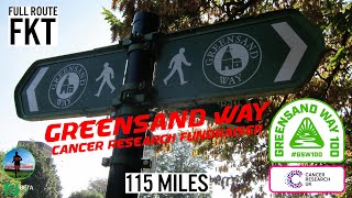 Greensand Way 100  Cancer Research Fundraiser  115 mile FKT [upl. by Koch]