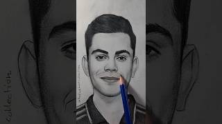 Beard drawing trick 😍❤️✍️ art artist cartoon drawing satisfying paint anime shorts kohli [upl. by Arihaz]