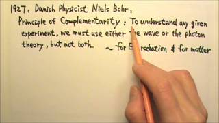 AP Physics 2 Modern Physics 16 Principle of Complementarity [upl. by Yaras]