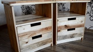 Nightstands from pallets [upl. by Morette]