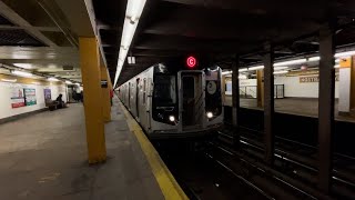 R160 C Train Departing Nostrand Avenue [upl. by Questa830]