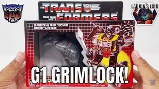 Transformers G1 Grimlock KO Review Larkins Lair [upl. by Karylin]