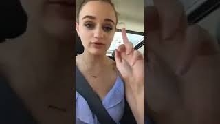 Joey King Instagram Story  July 13 2018 [upl. by Ylil]