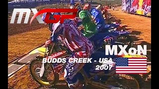 FIM Motocross of Nations History  Ep8  MXoN 2007  USA BUDDS CREEK Motocross [upl. by Alenas819]