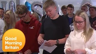 Students Open Their GCSE Results Live on Air  Good Morning Britain [upl. by Yenhoj600]