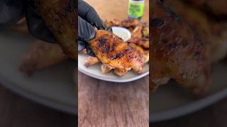 Grilled charred Chile and lime chicken wings [upl. by Ahtnama]