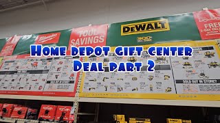 Home Depot Gift Center Deals Part 2 [upl. by Kliman897]