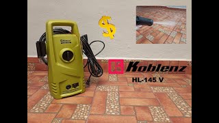 Hidrolavadora Koblenz HL145 V  La Hidrolimpiadora mas ECONOMICA de Koblenz 1400 PSI [upl. by Edea]