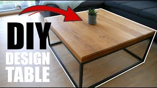 DIY DESIGN TISCH selber bauen  MrHandwerk [upl. by Goldenberg]