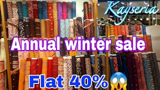 kayseria flat 40 off annual winter sale January 7 2023 [upl. by Mcroberts335]