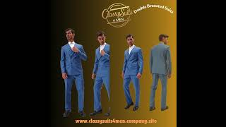 ClassySuits  Fashionable DoubleBreasted Suits The Trend Every Man Needs [upl. by Yona]