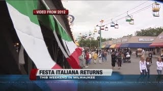 Festa Italiana returns to Milwaukee this weekend [upl. by Eberto]