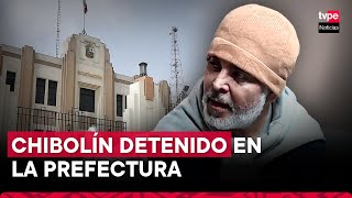 Caso Chibolín Andrés Hurtado conductor de TV permanece detenido en la Prefectura de Lima [upl. by Enyrat]