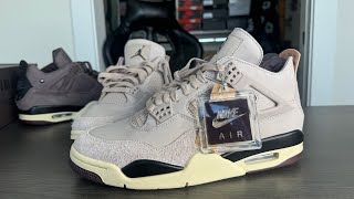 Air Jordan 4 A Ma Maniere While You Were Sleeping On Feet review [upl. by Buddy]