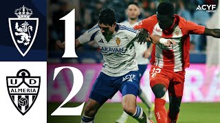 RESUMEN  Real Zaragoza 12 Almería [upl. by Attenov]