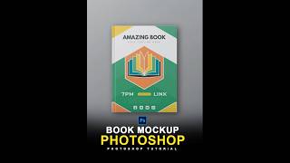 Photoshop Book Mockup Tutorial  Photoshop shorts Video [upl. by Sandstrom]