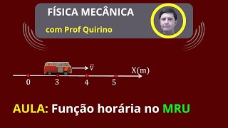 Aula 1  O que é Função horária da posição  MRU  Cinemática  Posição instantânea [upl. by Neenaj]