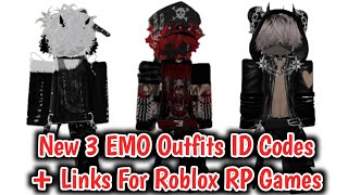 New 3 Boys Emo Outfits ID Codes  Links For Brookhaven RP Berry Avenue And Bloxburg Part 8 [upl. by Apul992]