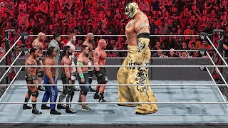 🔥WWE 2K24 Giant Rey Mysterio vs Mini WWE Superstars Match 2024  WWE SEP 24 2024 wwe royalrumble [upl. by Banebrudge596]