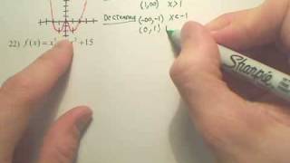 33a1 Increasing amp Decreasing Functions and the 1st Derivative Test  Calculus [upl. by Paquito802]