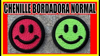 PARCHES DE CHENILLE CON TU BORDADORA REGULAR ❌ COMO HACER PARCHES DE CHENILLE ❌ CHENILLE PATCHES [upl. by Eidnil]