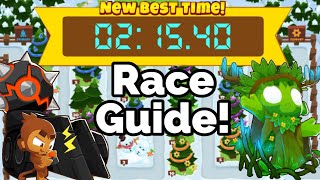 Btd6 Race 301 “Three Four Five” in 21540 Top 1 Guide [upl. by Bithia]